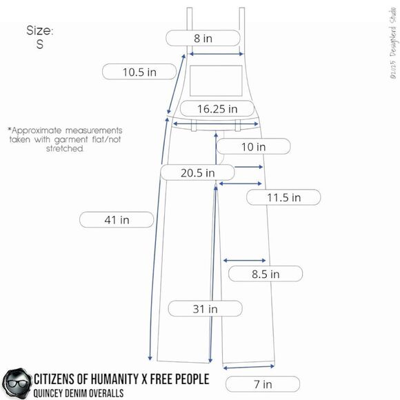 CITIZENS OF HUMANITY X FREE PEOPLE QUINCEY PATCHWORK EMBROIDERED DENIM OVERALLS - Picture 14 of 16